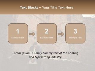 Guy And Girl Near The Ruined Castle PowerPoint Template