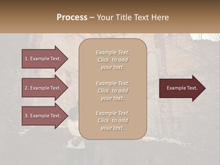 Guy And Girl Near The Ruined Castle PowerPoint Template