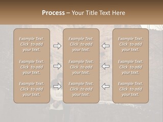 Guy And Girl Near The Ruined Castle PowerPoint Template