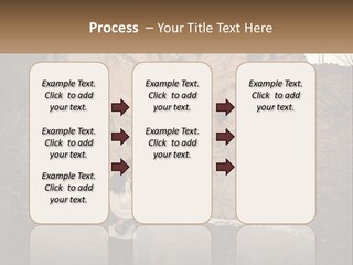 Guy And Girl Near The Ruined Castle PowerPoint Template