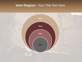 Guy And Girl Near The Ruined Castle PowerPoint Template