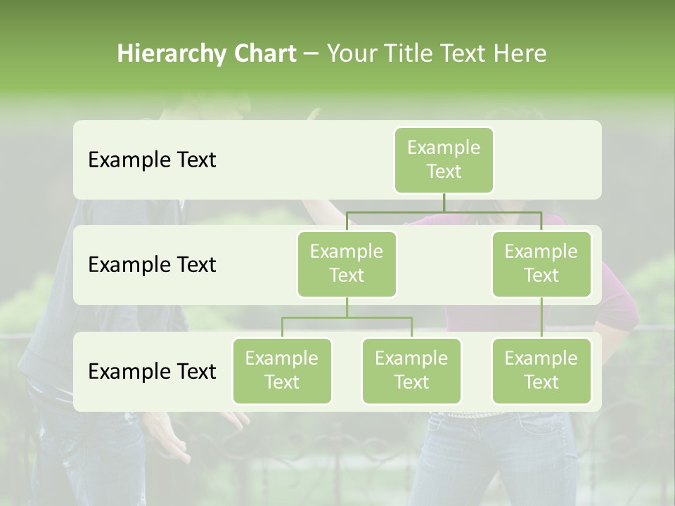 The Girl Stops The Guy PowerPoint Template