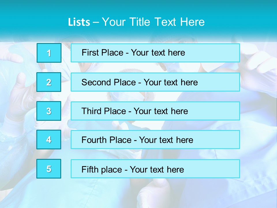 A Group Of Doctors PowerPoint Template