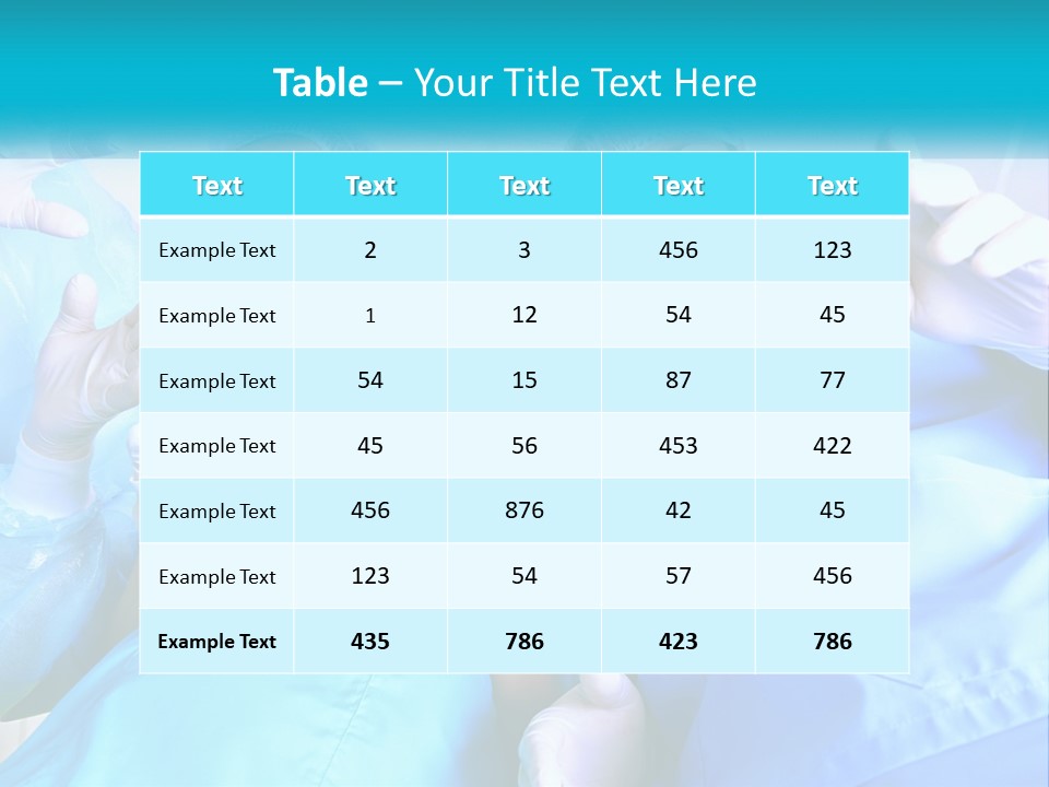 A Group Of Doctors PowerPoint Template
