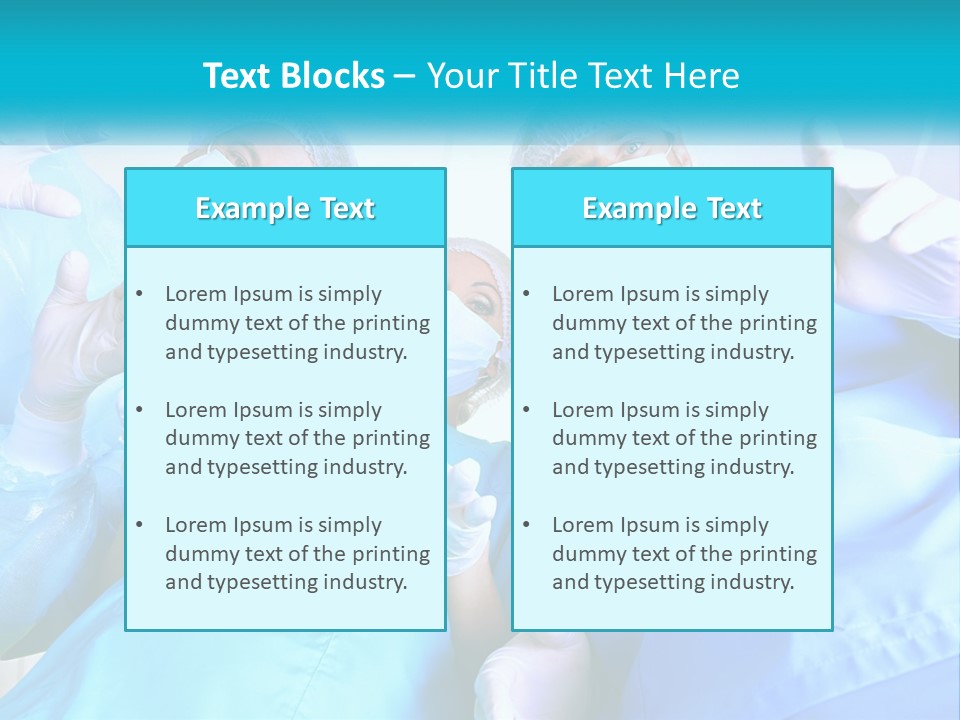 A Group Of Doctors PowerPoint Template