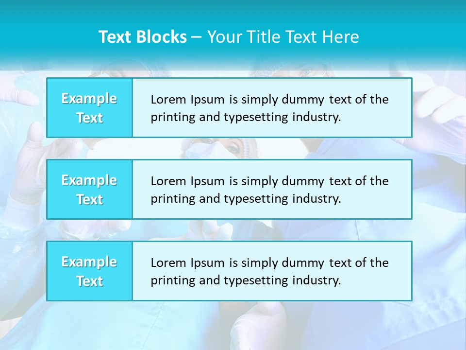 A Group Of Doctors PowerPoint Template