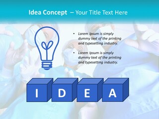 A Group Of Doctors PowerPoint Template