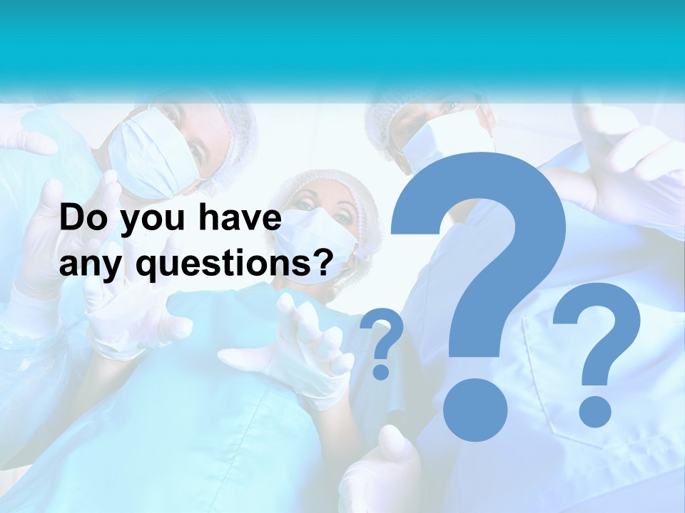 A Group Of Doctors PowerPoint Template