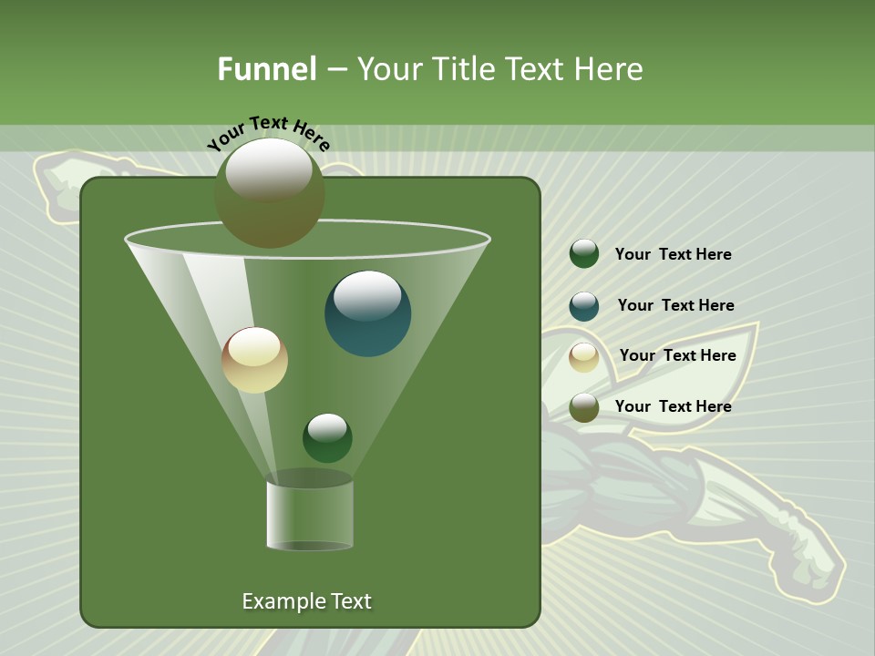 Green Superman PowerPoint Template