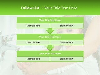 Mom Teaches Baby To Wash Her Hands PowerPoint Template