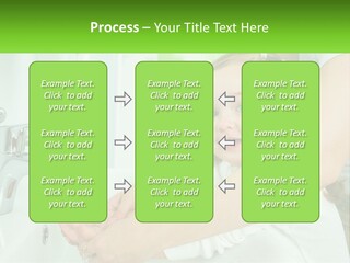 Mom Teaches Baby To Wash Her Hands PowerPoint Template