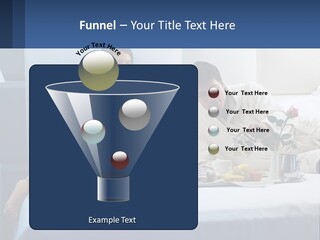 The Guy And The Girl Have Breakfast In Bed PowerPoint Template