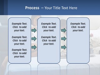 The Guy And The Girl Have Breakfast In Bed PowerPoint Template