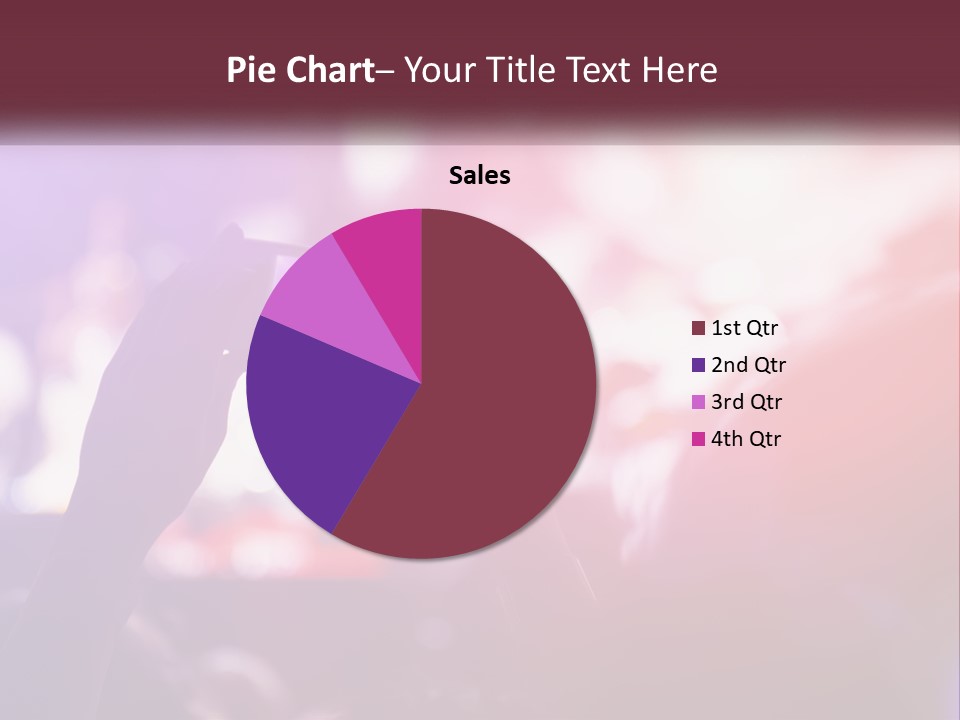 Record A Concert On The Phone PowerPoint Template