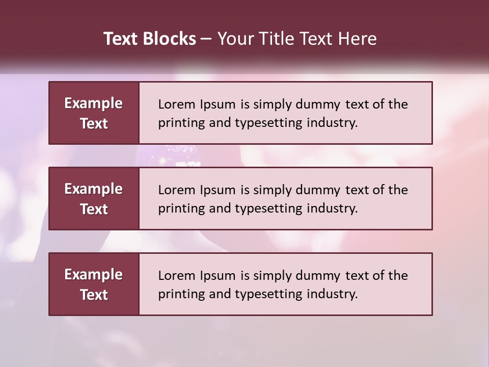 Record A Concert On The Phone PowerPoint Template