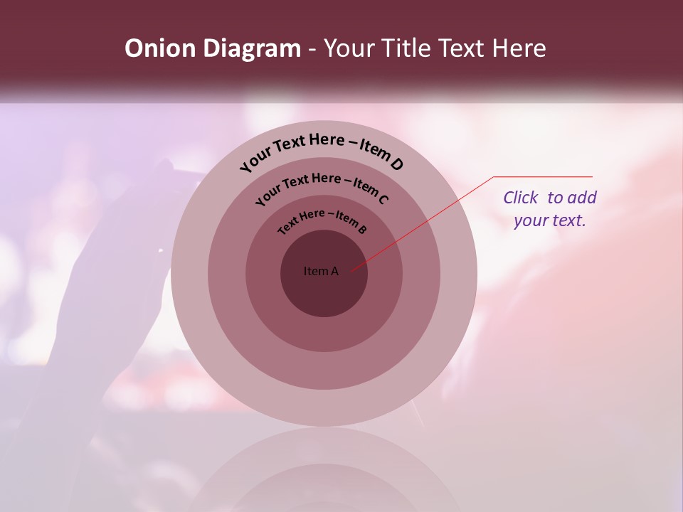 Record A Concert On The Phone PowerPoint Template