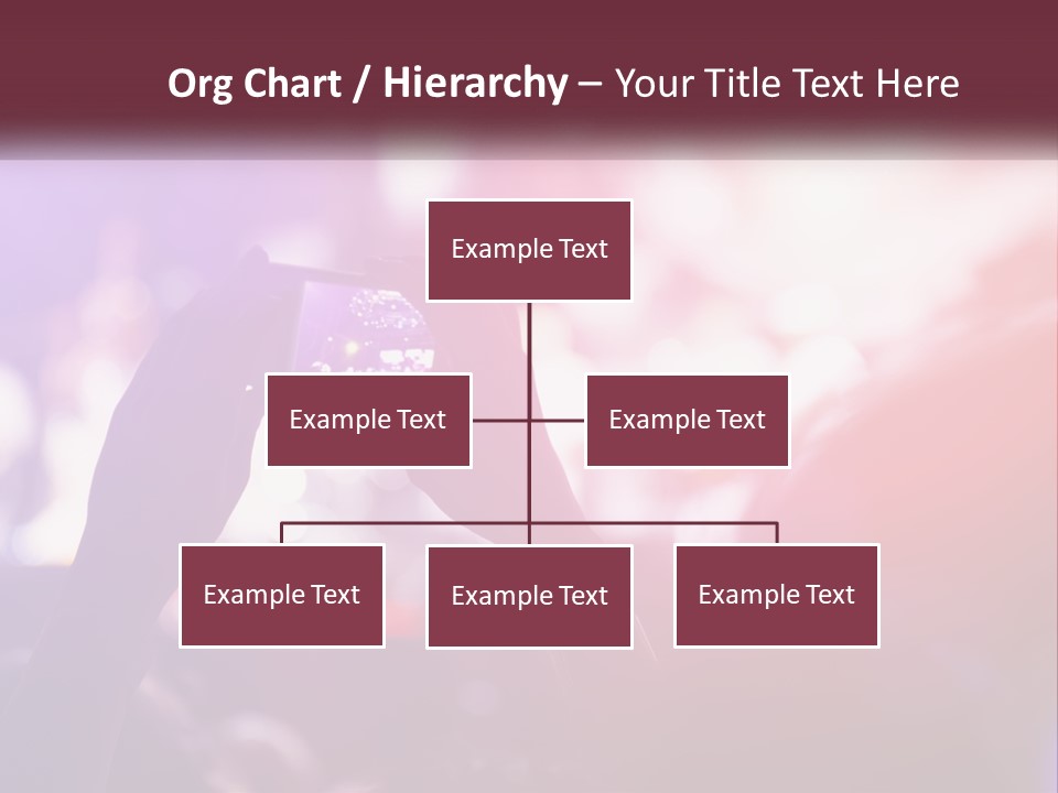 Record A Concert On The Phone PowerPoint Template