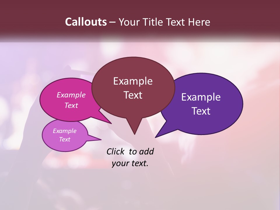 Record A Concert On The Phone PowerPoint Template