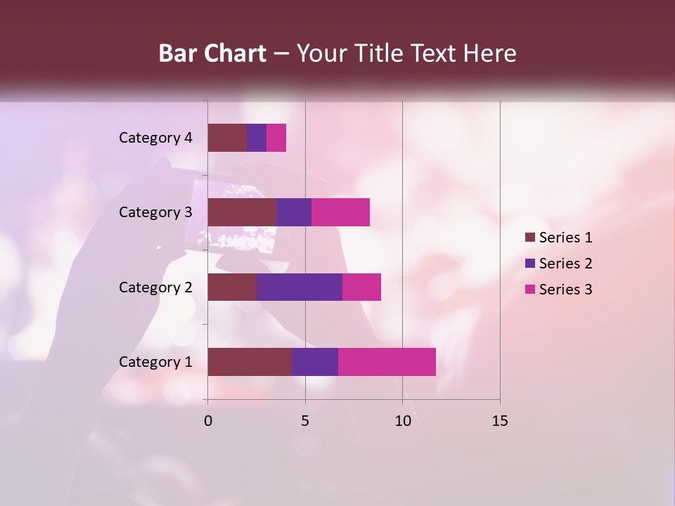 Record A Concert On The Phone PowerPoint Template