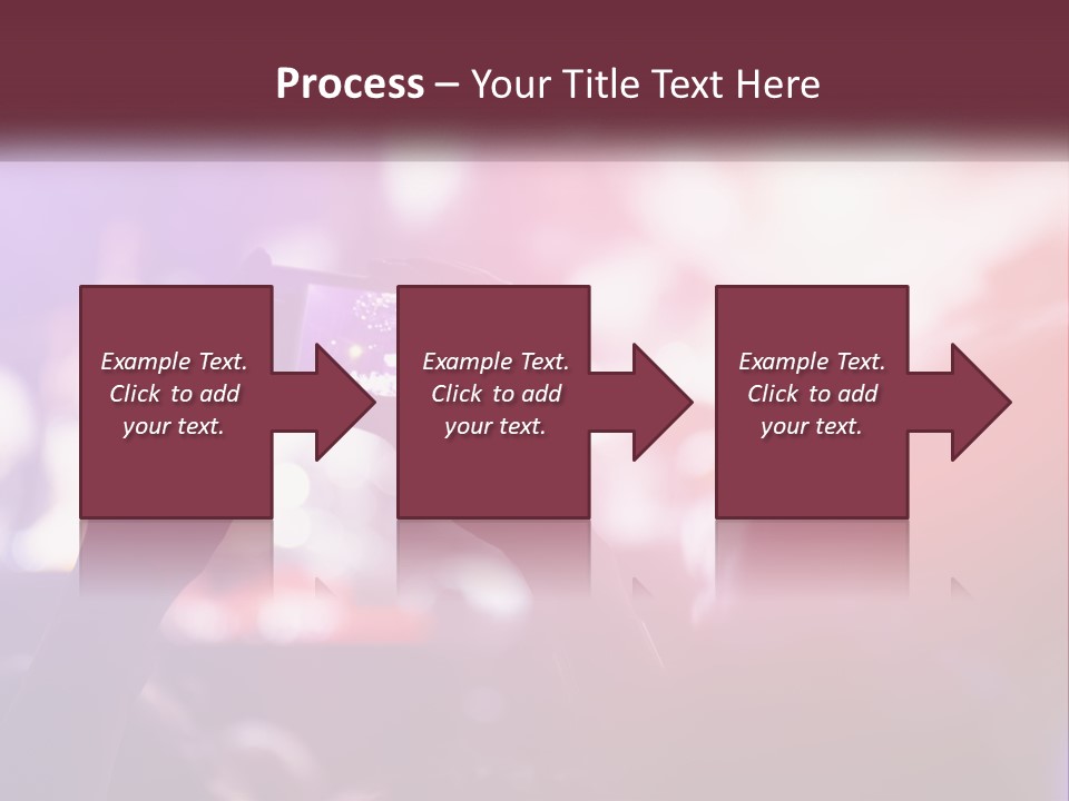Record A Concert On The Phone PowerPoint Template