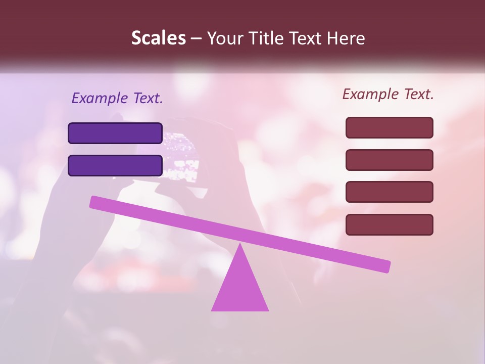 Record A Concert On The Phone PowerPoint Template