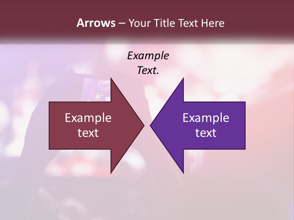 Record A Concert On The Phone PowerPoint Template