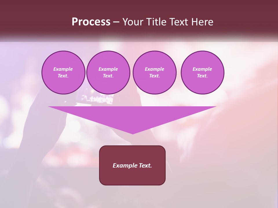 Record A Concert On The Phone PowerPoint Template
