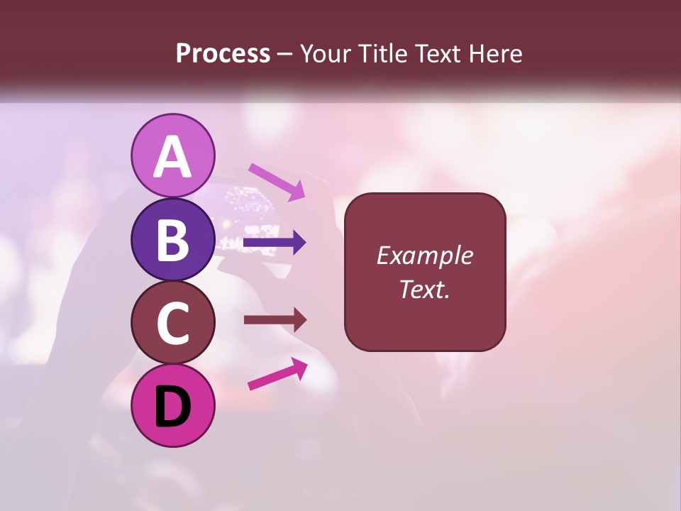 Record A Concert On The Phone PowerPoint Template