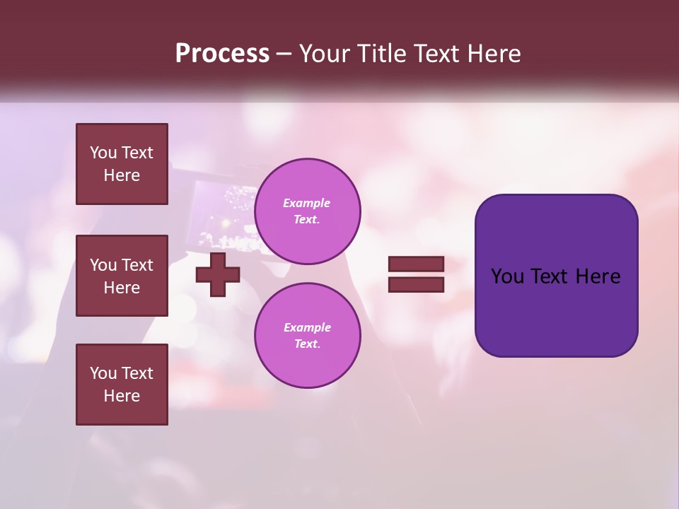 Record A Concert On The Phone PowerPoint Template