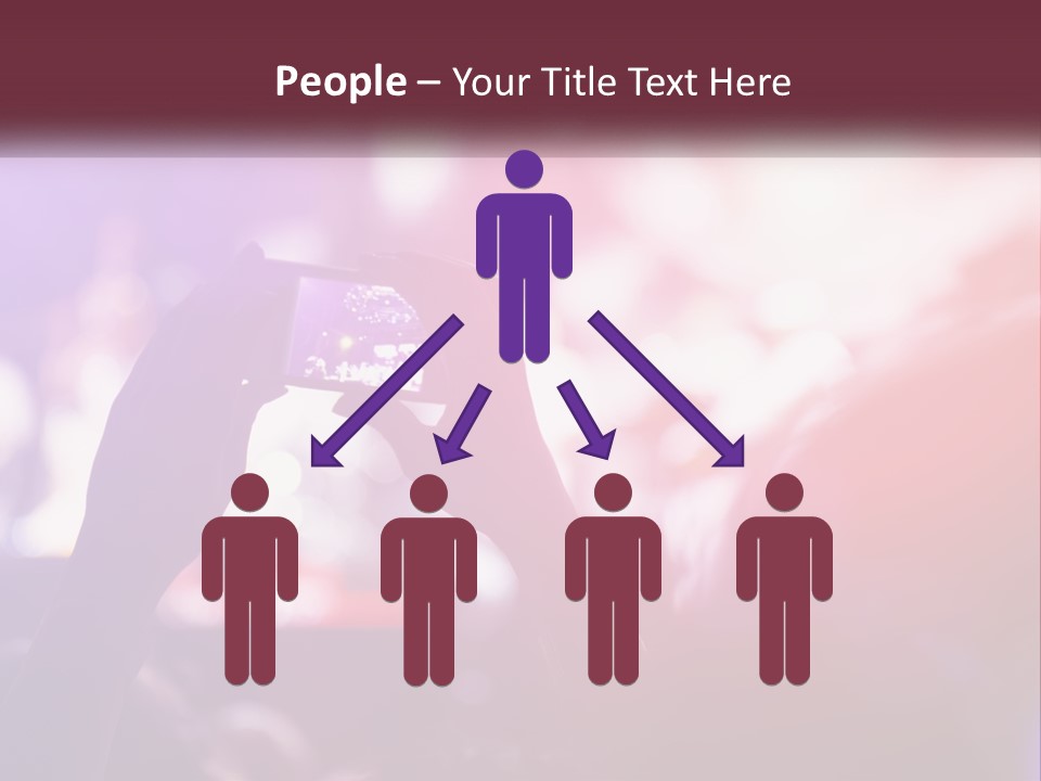 Record A Concert On The Phone PowerPoint Template