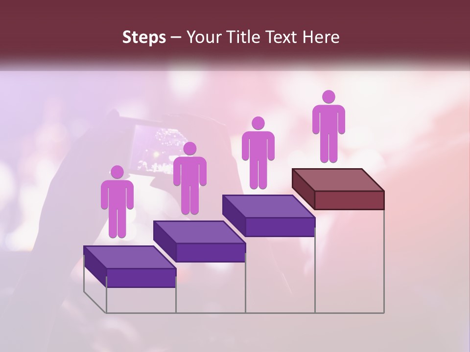 Record A Concert On The Phone PowerPoint Template