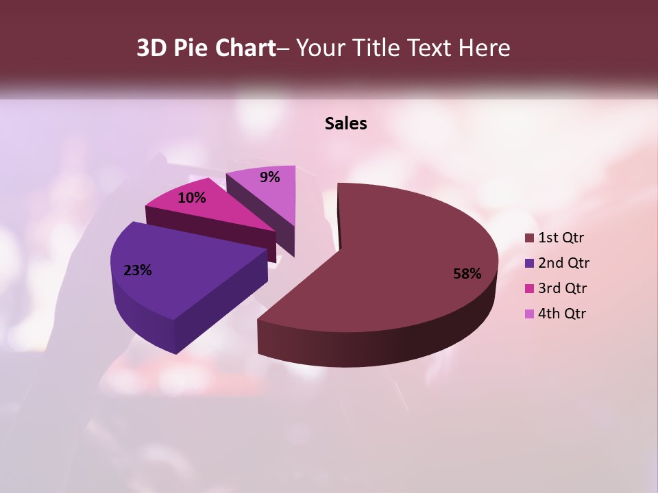 Record A Concert On The Phone PowerPoint Template