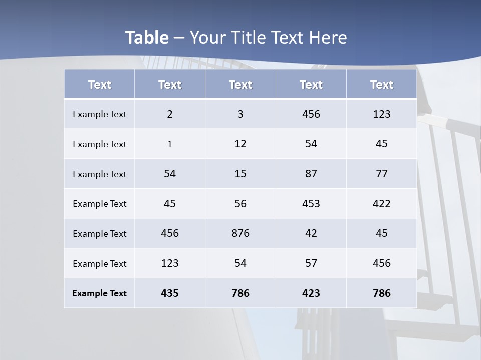 The Man Climbs The Stairs PowerPoint Template