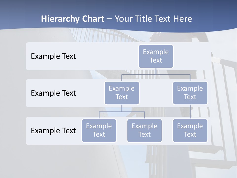 The Man Climbs The Stairs PowerPoint Template