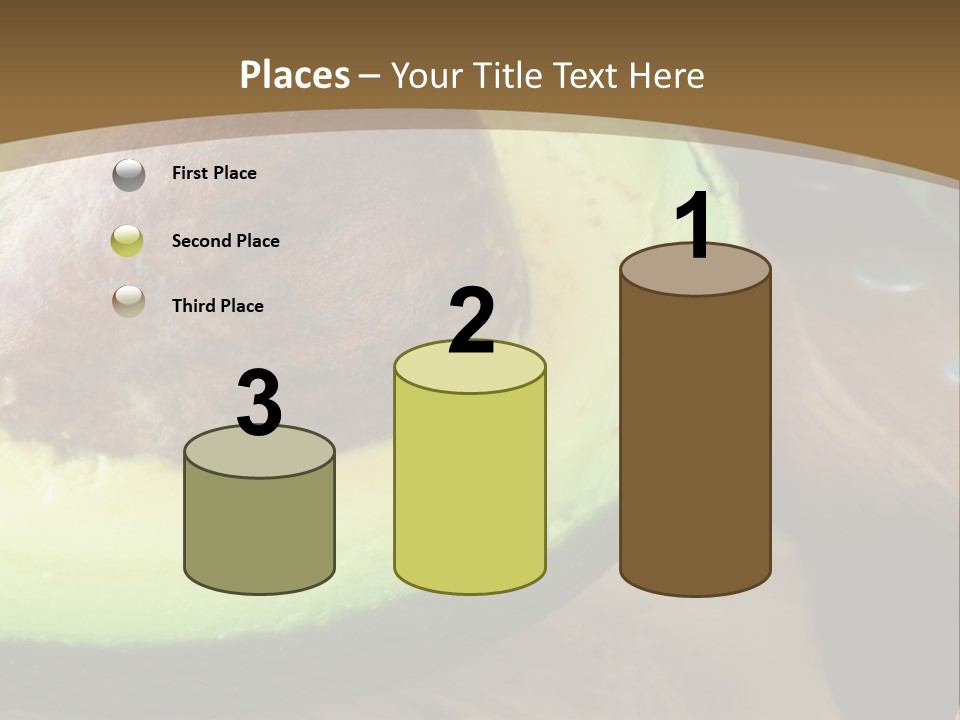 Half An Avocado PowerPoint Template