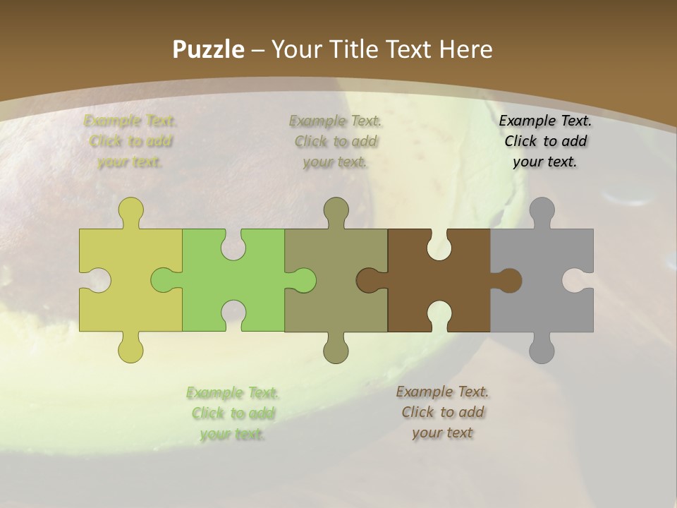 Half An Avocado PowerPoint Template