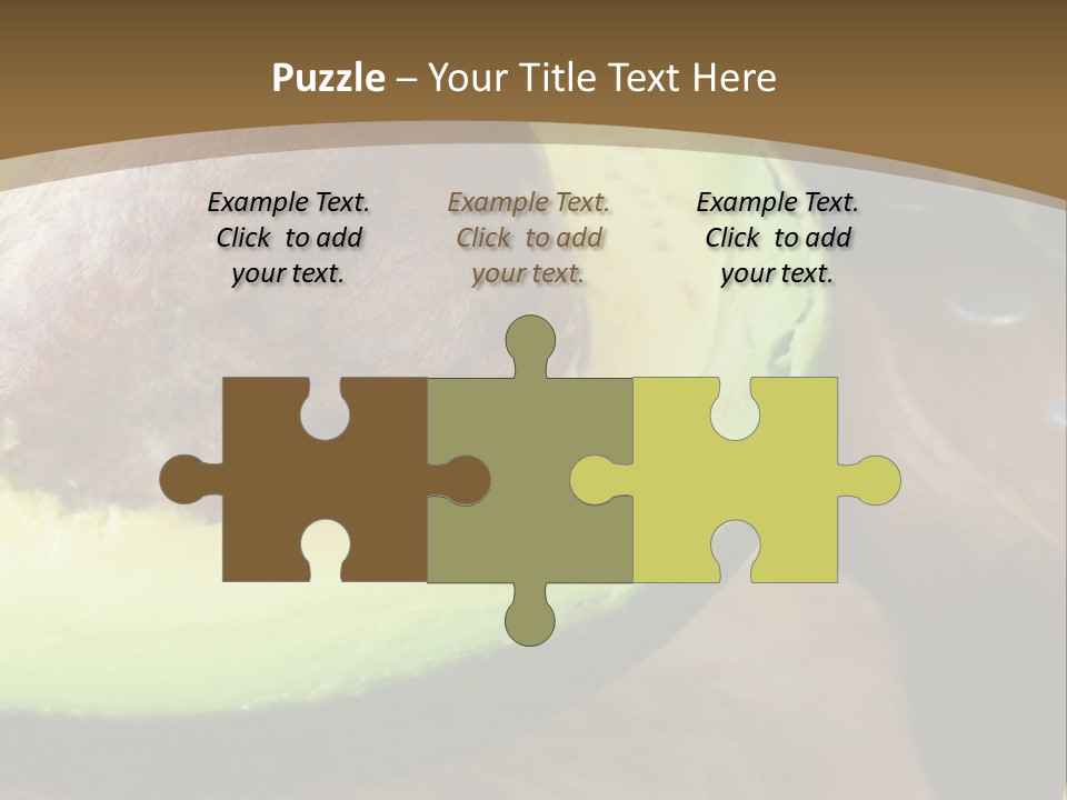 Half An Avocado PowerPoint Template