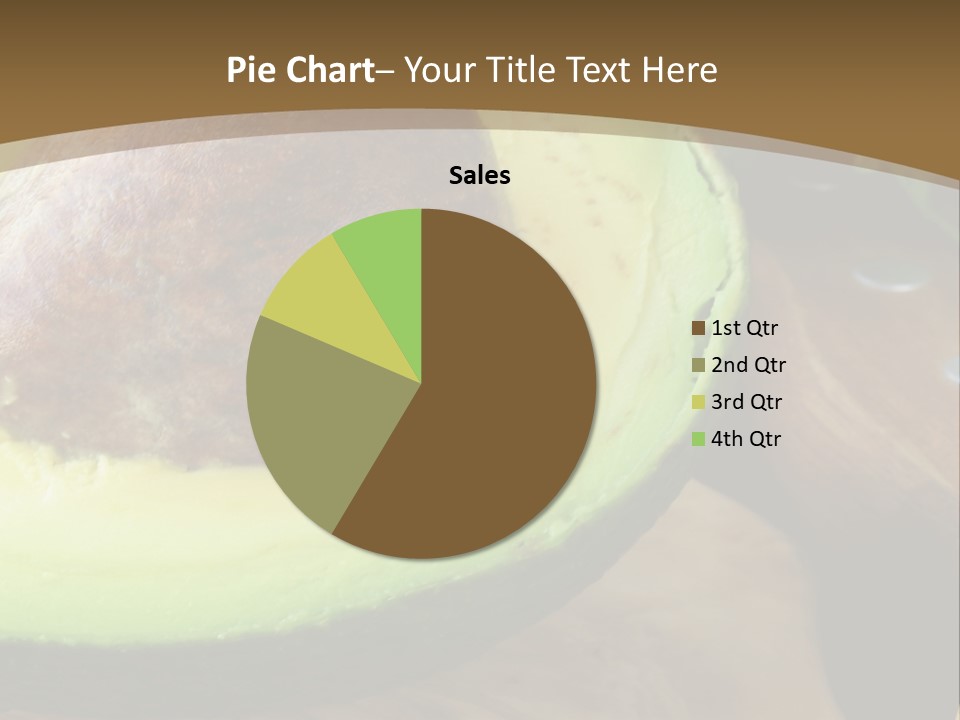 Half An Avocado PowerPoint Template