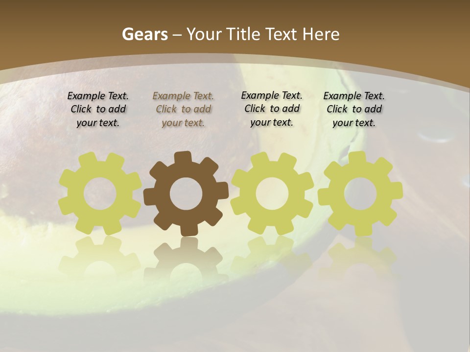 Half An Avocado PowerPoint Template