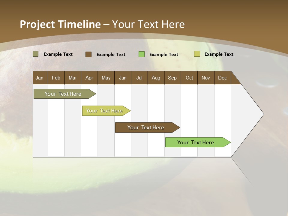 Half An Avocado PowerPoint Template