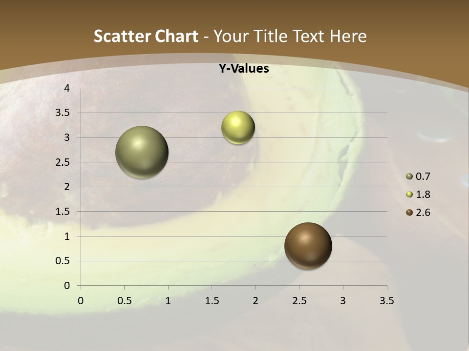 Half An Avocado PowerPoint Template