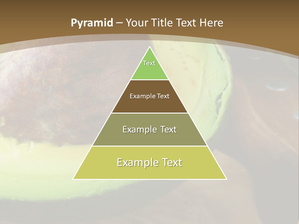Half An Avocado PowerPoint Template
