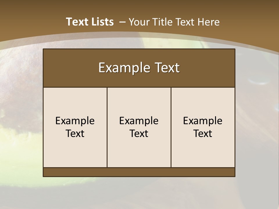 Half An Avocado PowerPoint Template