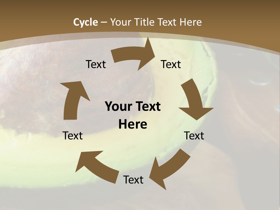 Half An Avocado PowerPoint Template