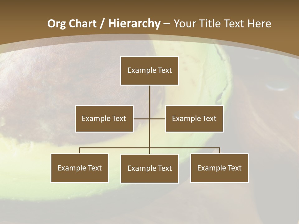 Half An Avocado PowerPoint Template