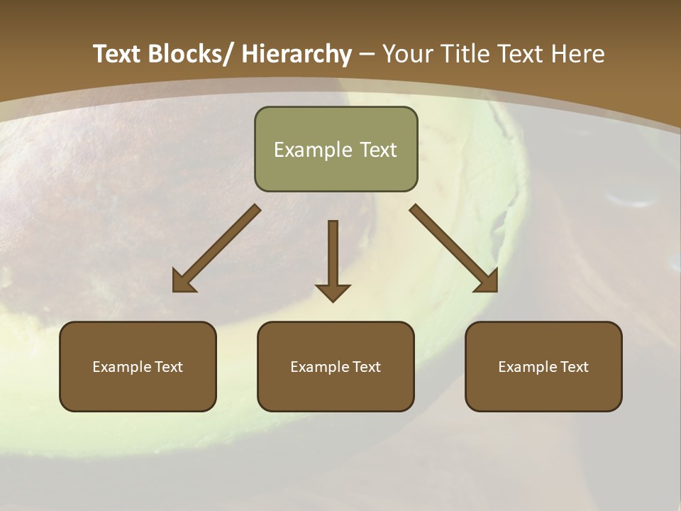 Half An Avocado PowerPoint Template