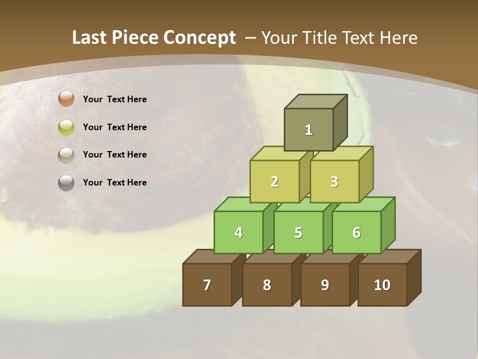 Half An Avocado PowerPoint Template