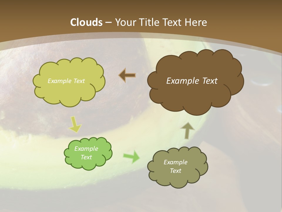 Half An Avocado PowerPoint Template