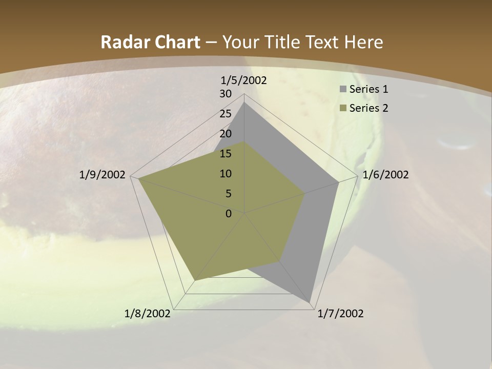 Half An Avocado PowerPoint Template