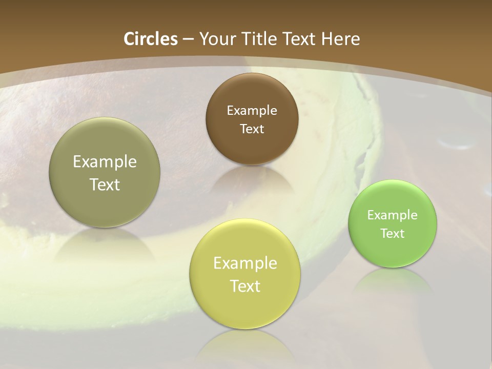 Half An Avocado PowerPoint Template